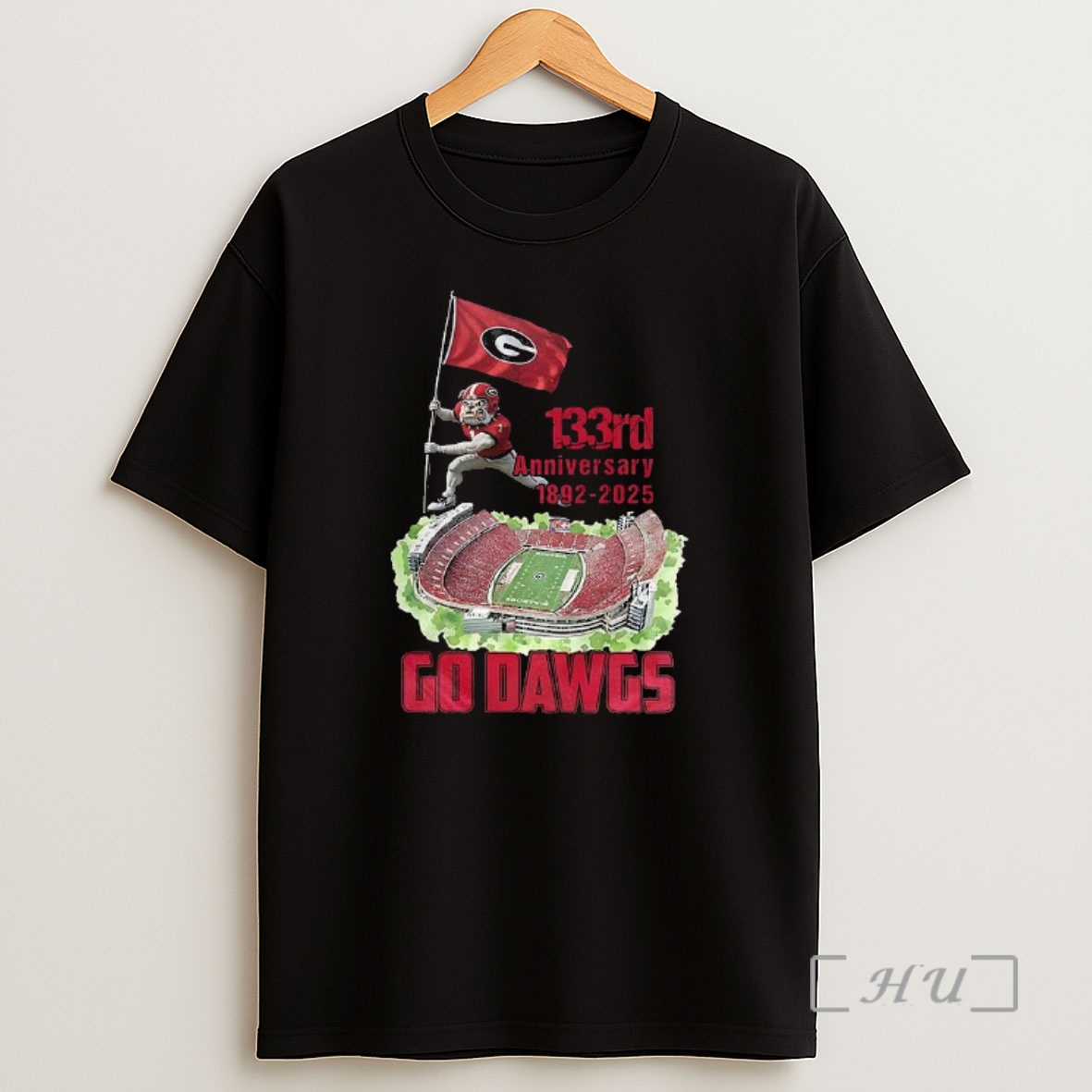 Officials Georgia Bulldogs Ncaa 133rd Anniversary 1892 2025 Go Dawgs Sanford Stadium Shirt Sweatshirt Tee
