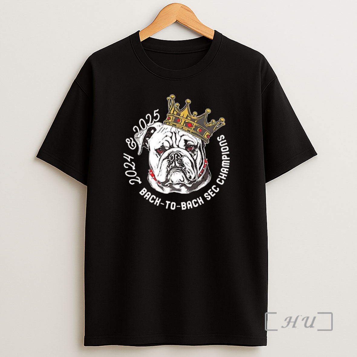 Officials Georgia Bulldogs Ncaa Uga 2024 2025 Back To Back Sec Champions Mascot Shirt Sweatshirt Tee