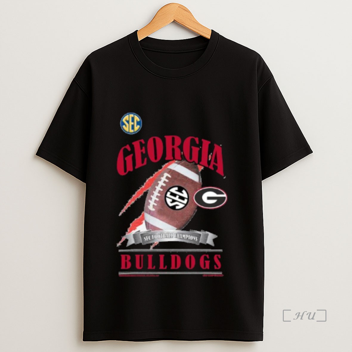 Officials Georgia Bulldogs New Era 2025 Sec Football Conference Champions Locker Room Premium Shirt Sweatshirt Tee