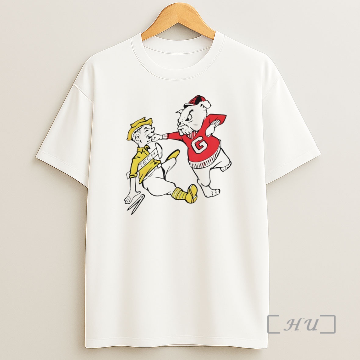 Officials Georgia Bulldogs Beat Georgia Tech Yellow Jackets Mascot Meme Premium Shirt Sweatshirt Tee