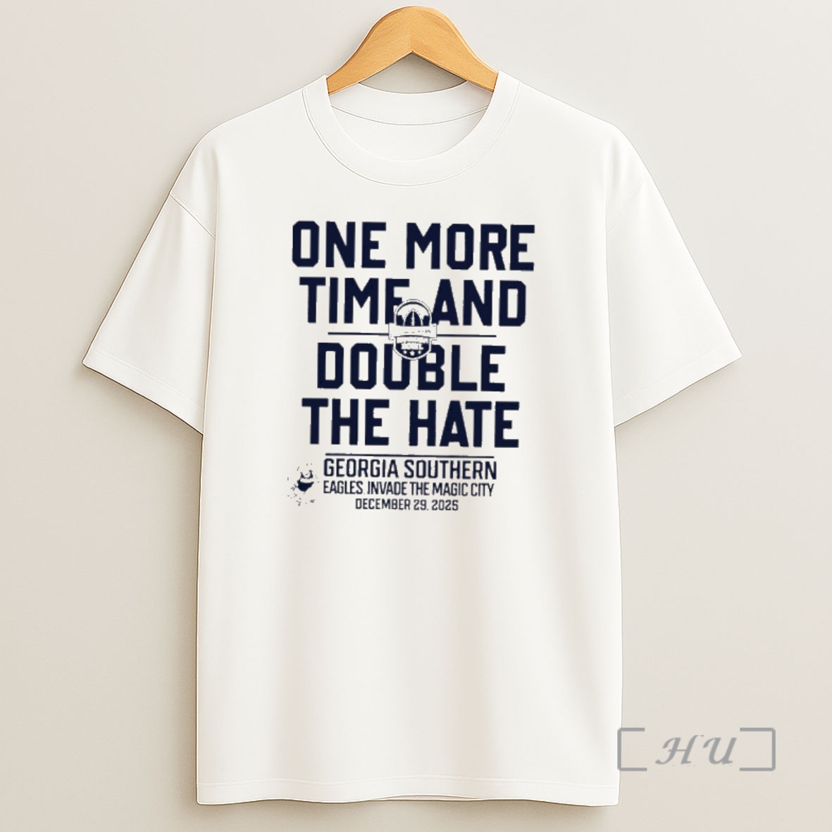 Officials Georgia Southern Eagles 2025 Jlab Birmingham Bowl One More Time And Double The Hate Shirt Sweatshirt Tee