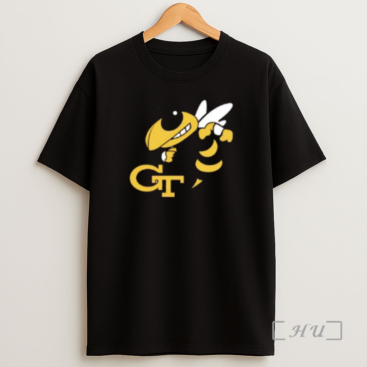 Officials Georgia Tech Yellow Jackets Bee Mascot Logo Shirt Sweatshirt Tee