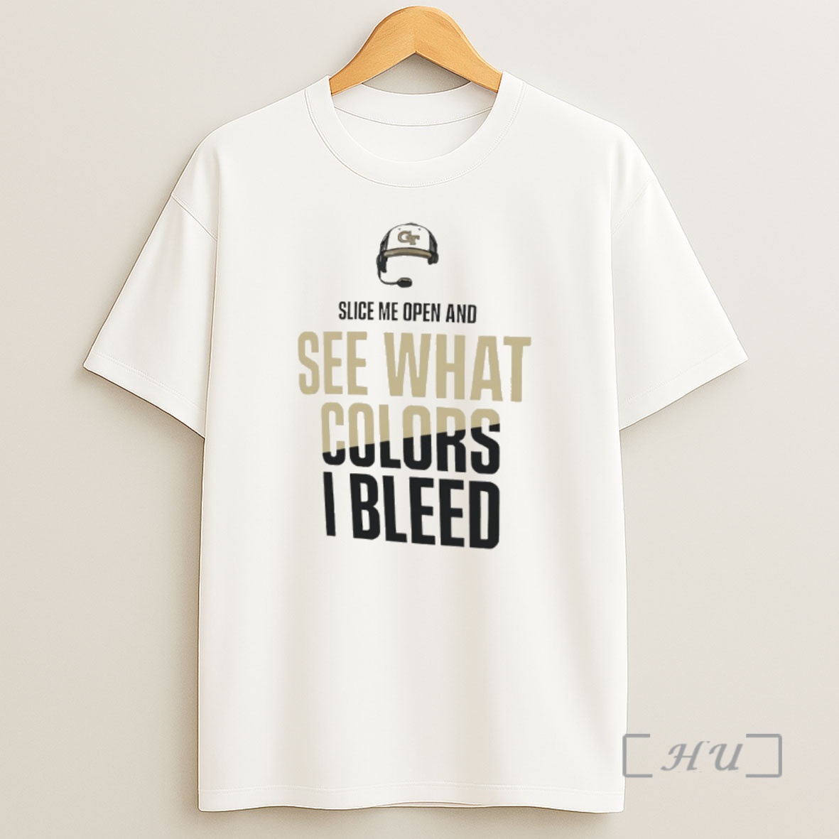 Officials Georgia Tech Yellow Jackets Football Slice Me Open And See What Colors I Bleed Premium Shirt Sweatshirt Tee