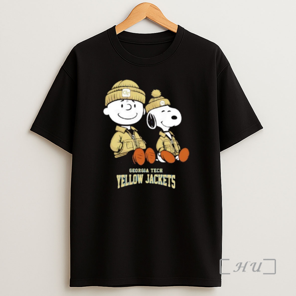 Officials Georgia Tech Yellow Jackets X Snoopy And Charlie Brown Shirt Sweatshirt Tee