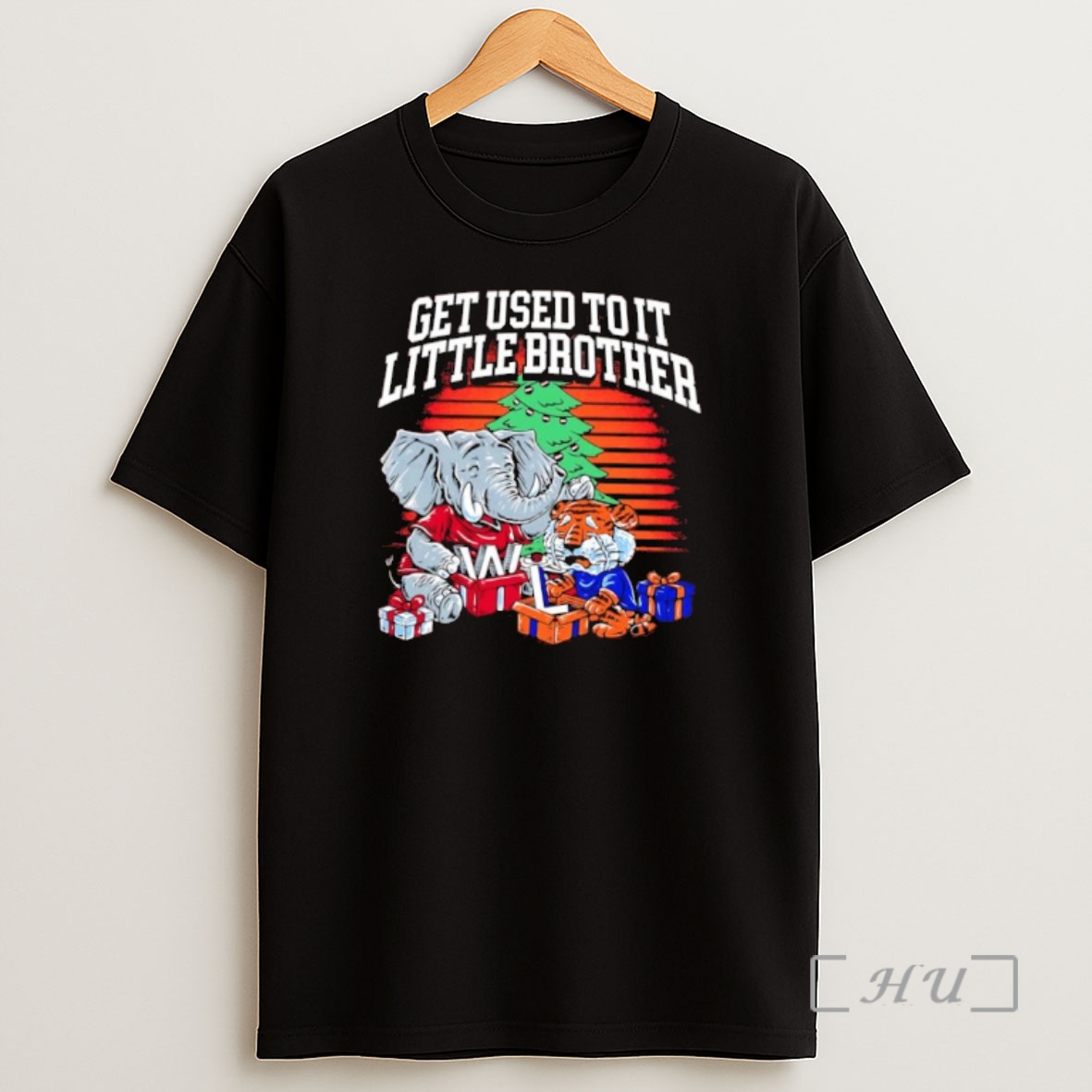 Officials Get Used To It Little Brother Alabama Crimson Tide And Auburn Tigers Mascot Premium Shirt Sweatshirt Tee