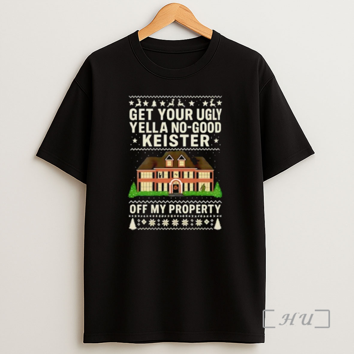 Officials Get Your Ugly Yella No Good Keister Off My Property Christmas Ugly Shirt Sweatshirt Tee