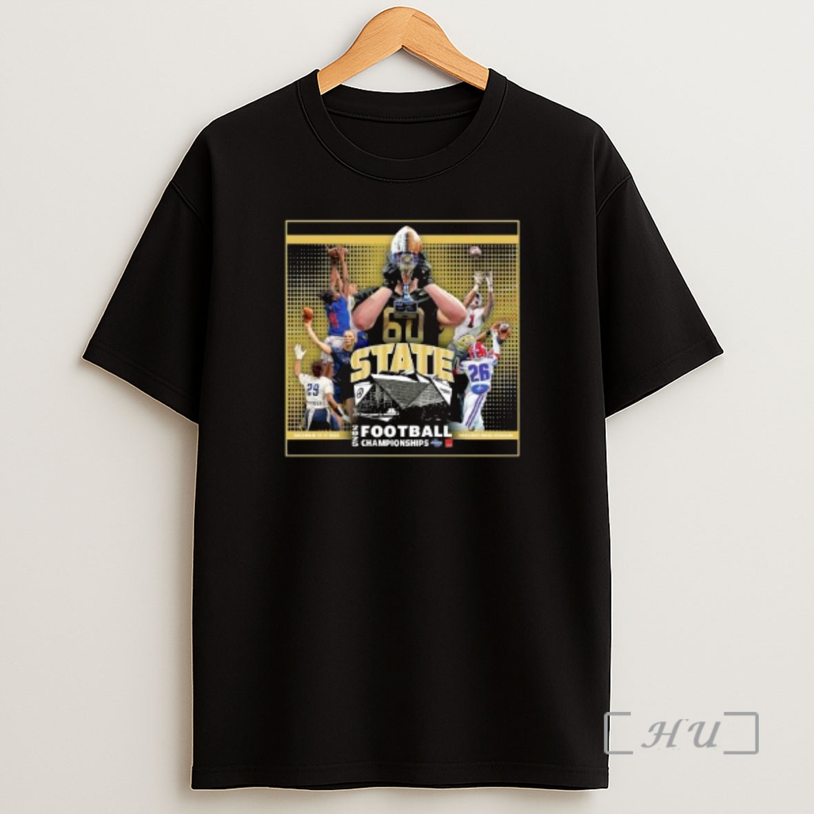 Officials Ghsa Football State Championships December 15 17 2025 Mercedes Benz Stadium Circle Black Shirt Sweatshirt Tee