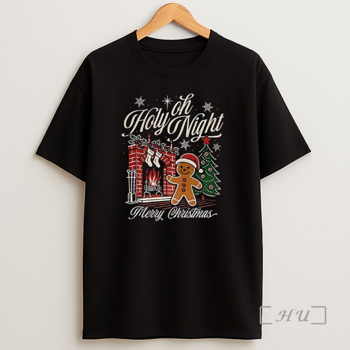 Officials Gingerbread Oh Holy Night Merry Christmas Premium Shirt Sweatshirt Tee