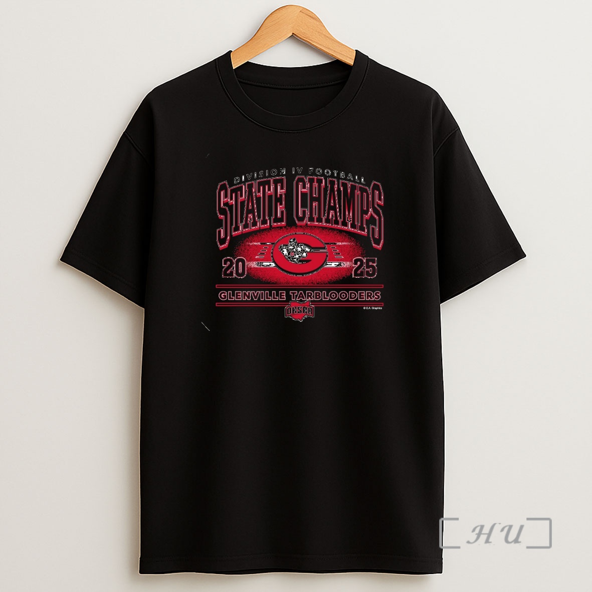 Officials Glenville Tarblooders 2025 Football D4 State Champions Premium Shirt Sweatshirt Tee