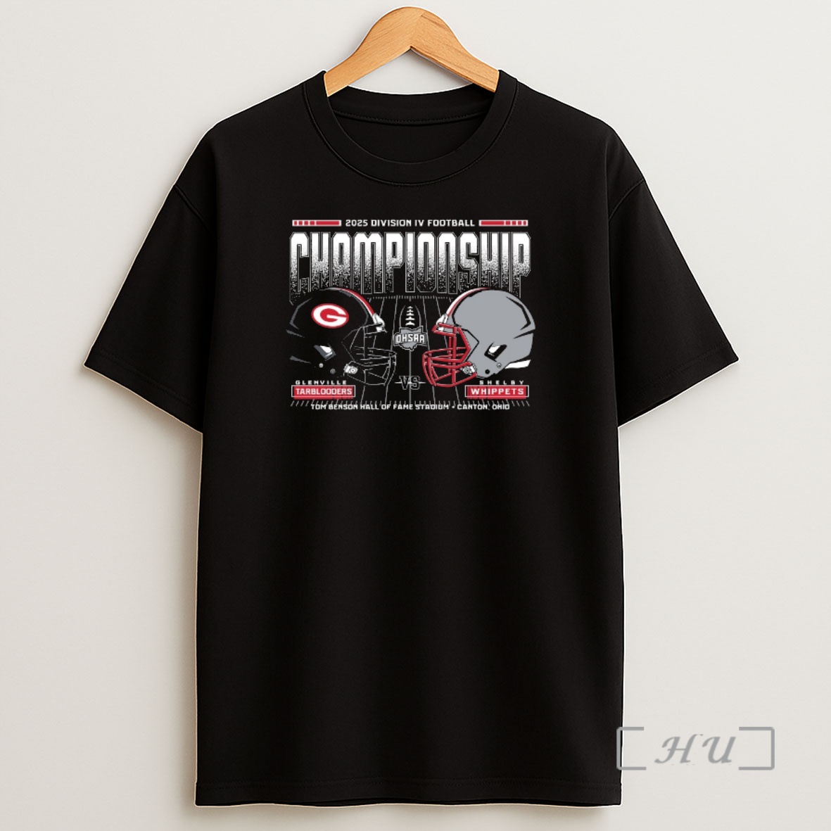 Officials Glenville Tarblooders Vs Shelby Whippets 2025 Ohsaa Football Division 4 H2h State Championship Premium Shirt Sweatshirt Tee