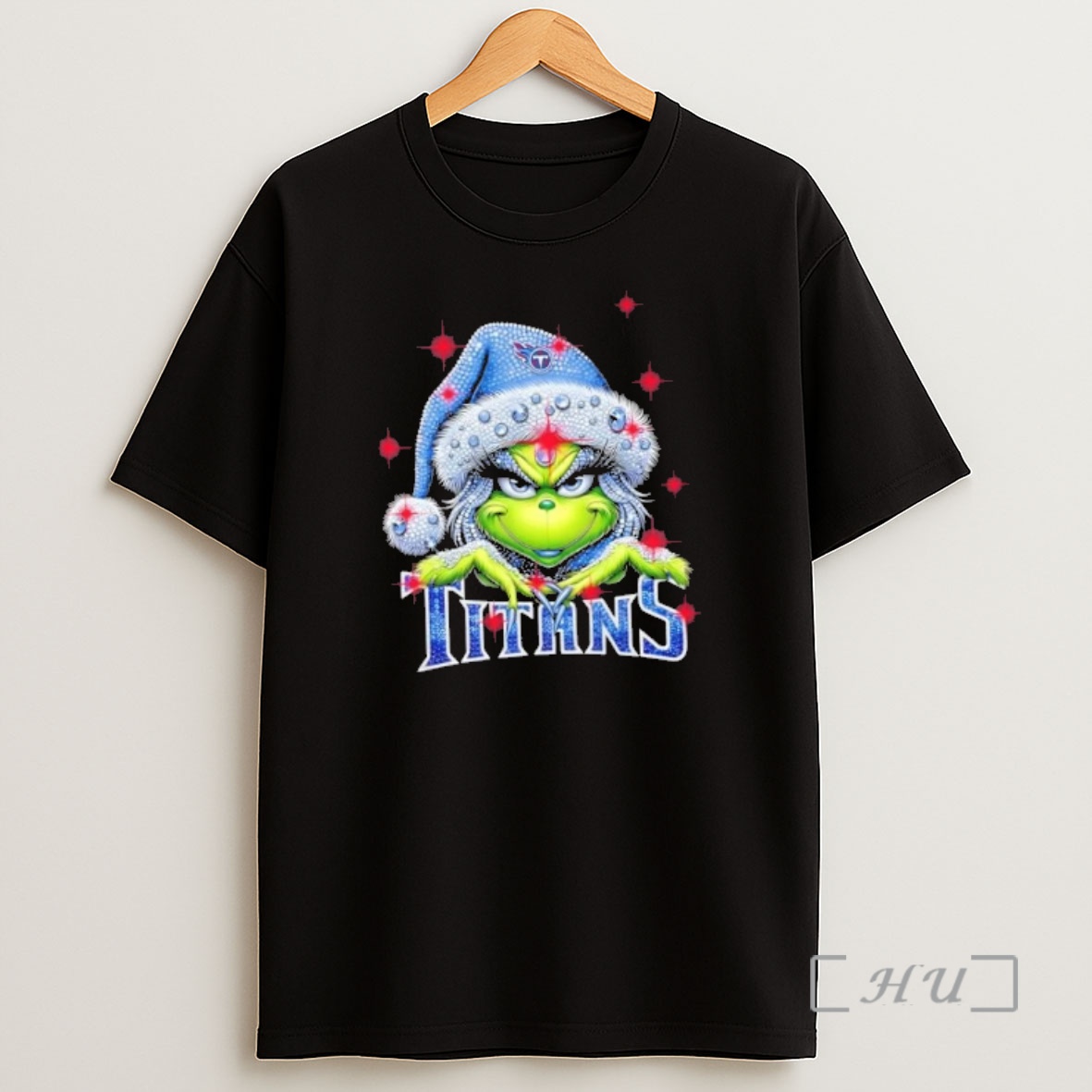 Officials Glitter Diamond Grinch Girl X Tennessee Titans Football Graphic Shirt Sweatshirt Tee