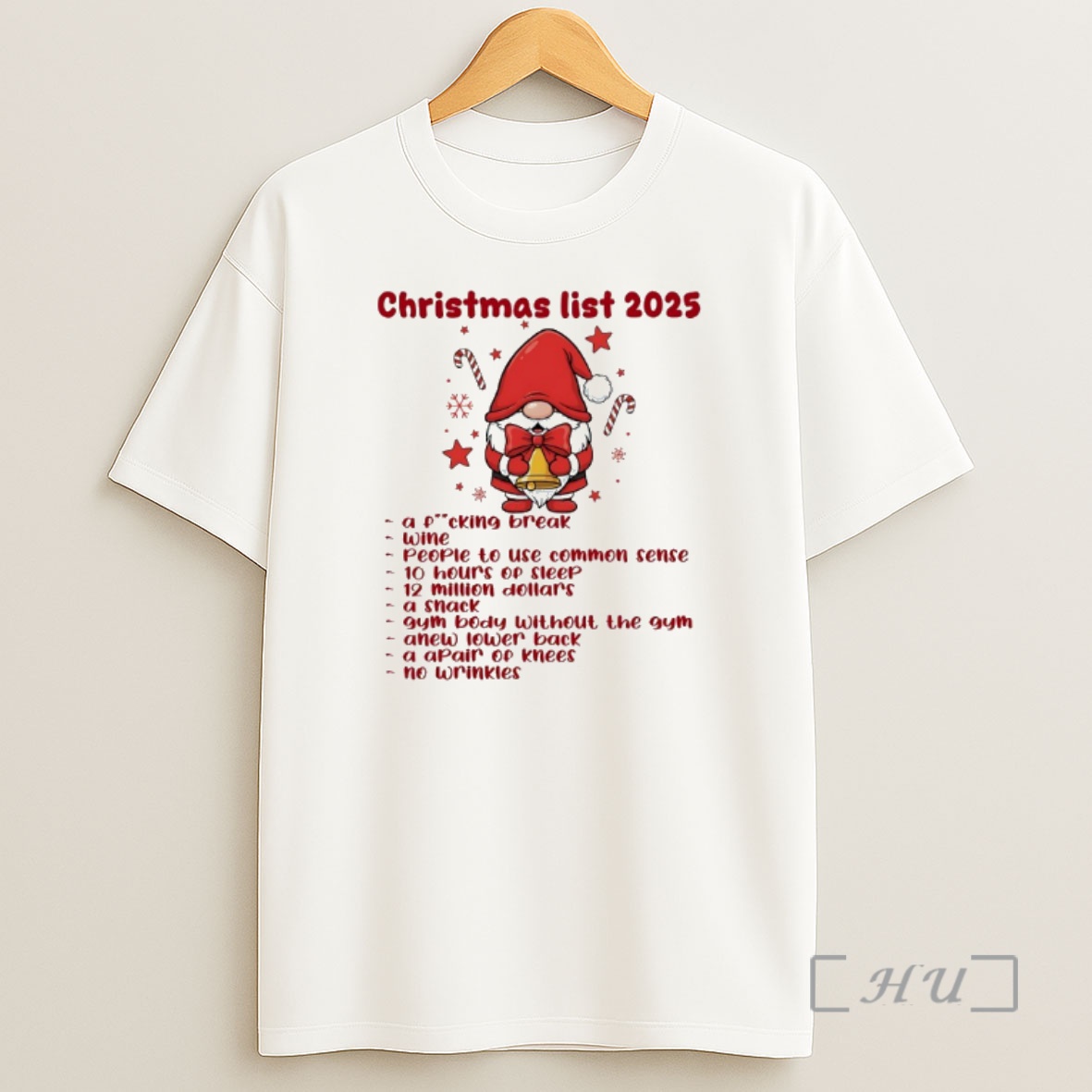 Officials Gnome Christmas List 2025 Shirt Sweatshirt Tee