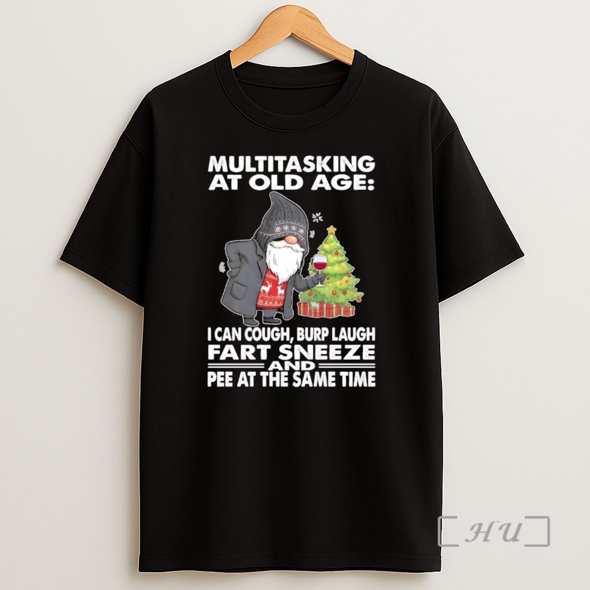 Officials Gnome Multitasking At Old Age I Can Cough Burp Laugh Fart Sneeze Premium Shirt Sweatshirt Tee