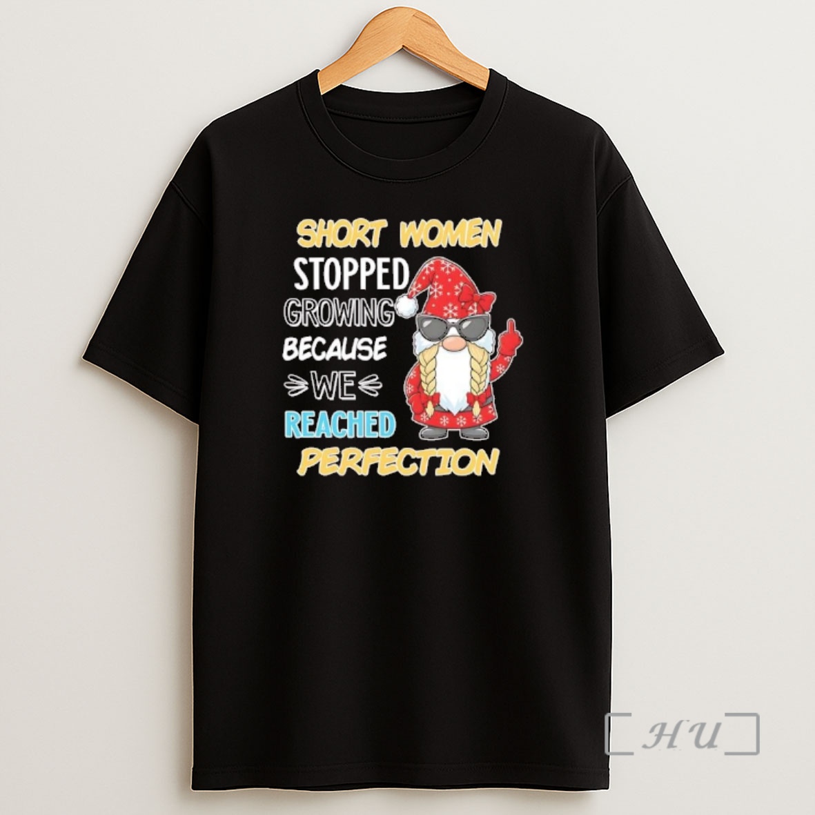 Officials Gnome Short Women Stopped Growing Shirt Sweatshirt Tee