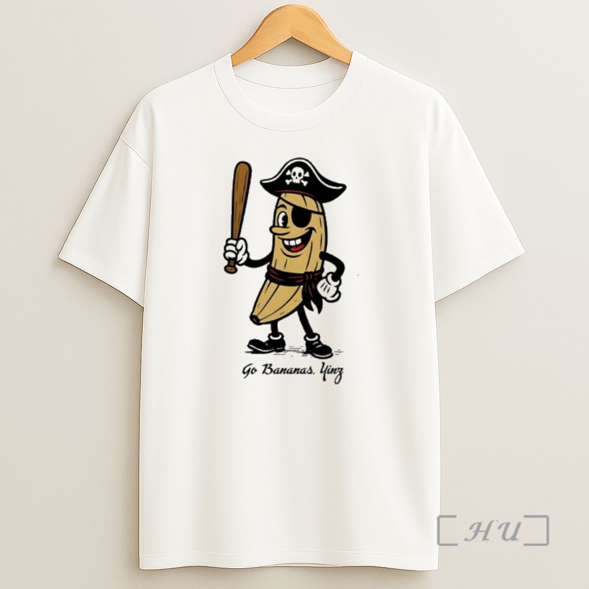 Officials Go Bananas Yinz Cute Funny Baseball Shirt Sweatshirt Tee