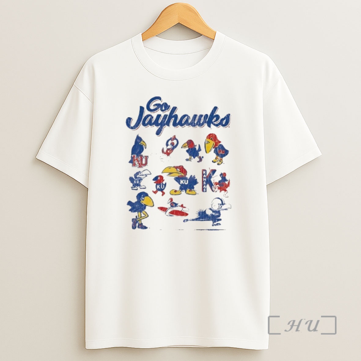 Officials Go Kansas Jayhawks Football Logos Shirt Sweatshirt Tee