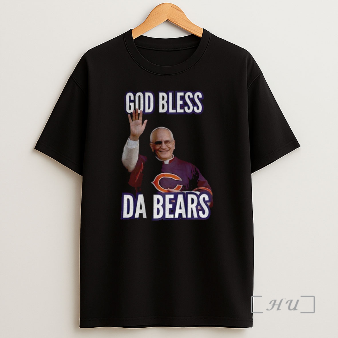 Officials God Bless Da Bears Pope Leo Xiv Chicago Bears Football Nfl Premium Shirt Sweatshirt Tee