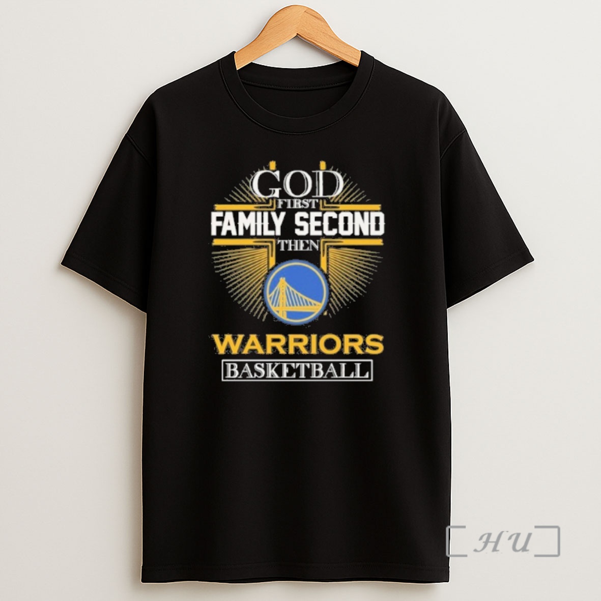 Officials God First Family Second Then Warriors Basketball Shirt Sweatshirt Tee