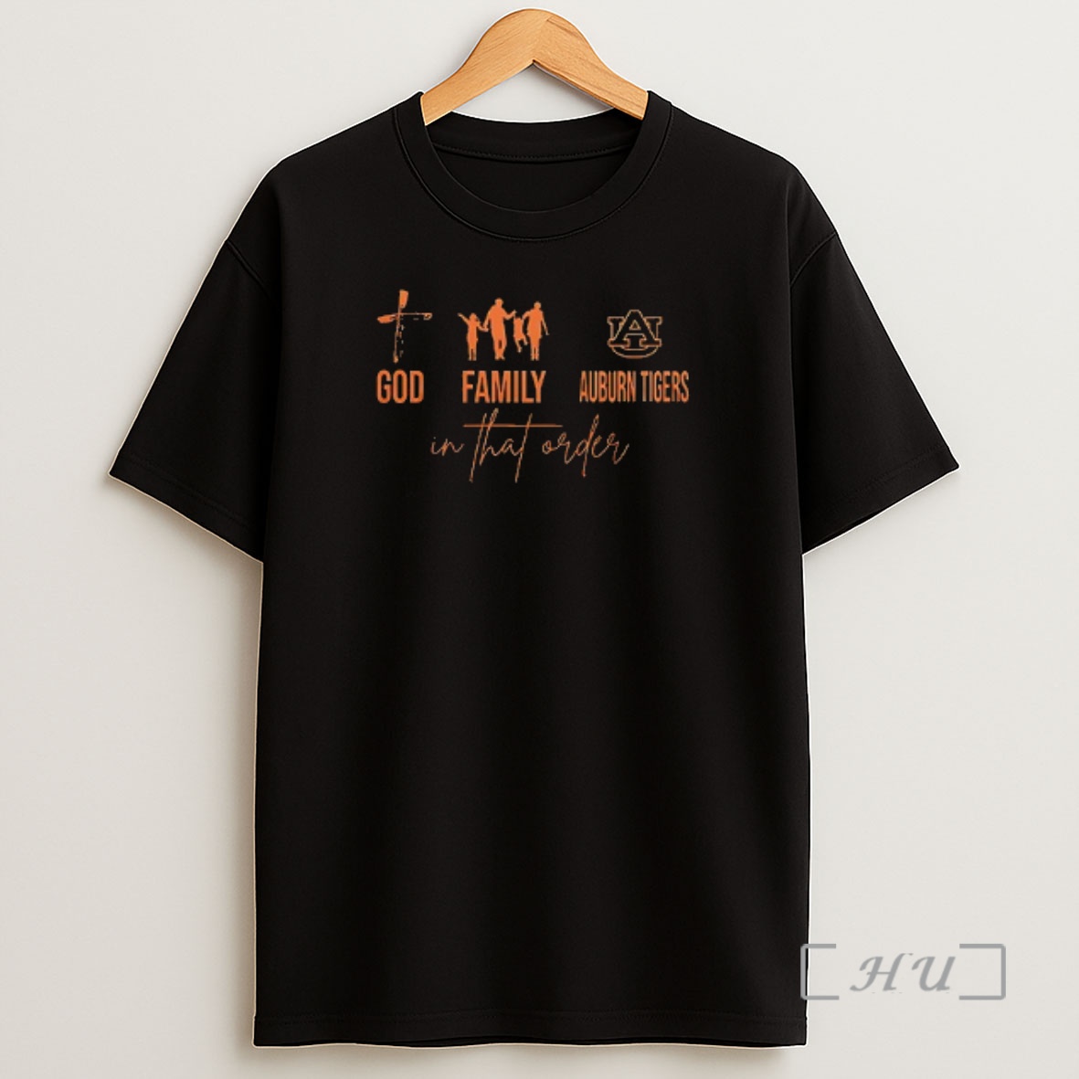 Officials God Family Auburn Tigers In That Order Double Sided Graphic Shirt Sweatshirt Tee