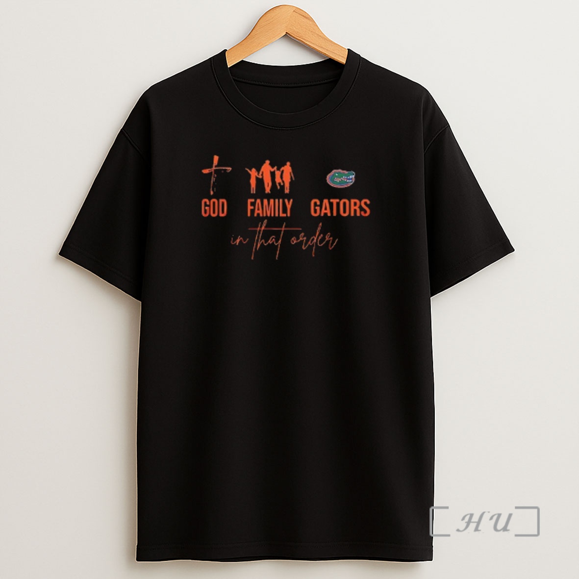 Officials God Family Florida Gators In That Order Double Sided Graphic Shirt Sweatshirt Tee