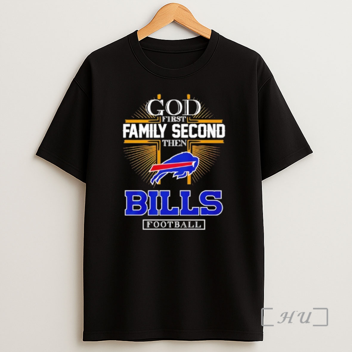 Officials God First Family Second Then Buffalo Bills Football 2025 Premium Shirt Sweatshirt Tee