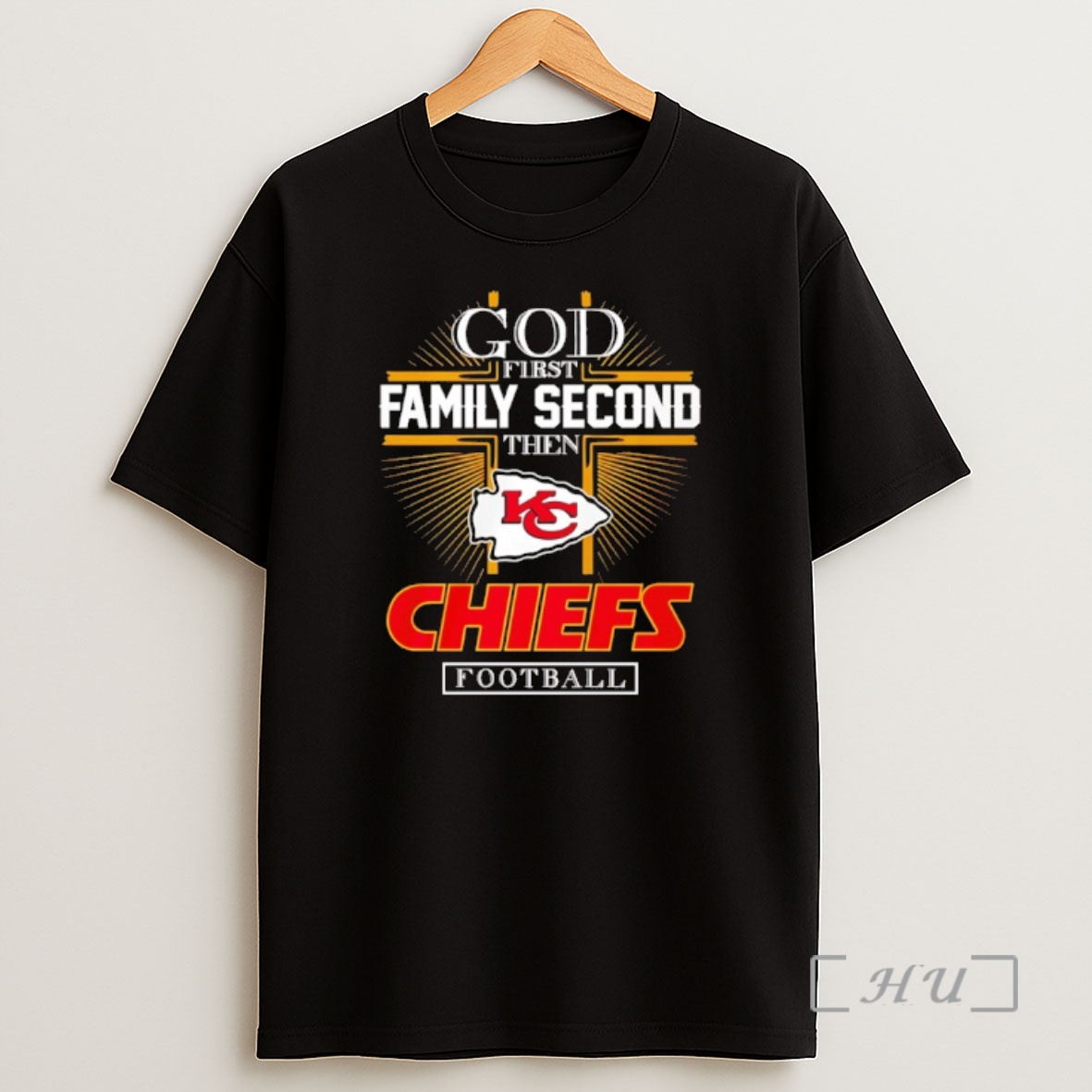 Officials God First Family Second Then Chiefs Football 2025 Premium Shirt Sweatshirt Tee