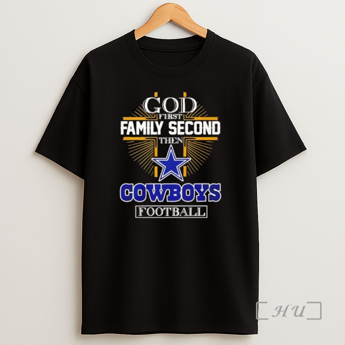 Officials God First Family Second Then Dallas Cowboys Football 2025 Premium Shirt Sweatshirt Tee