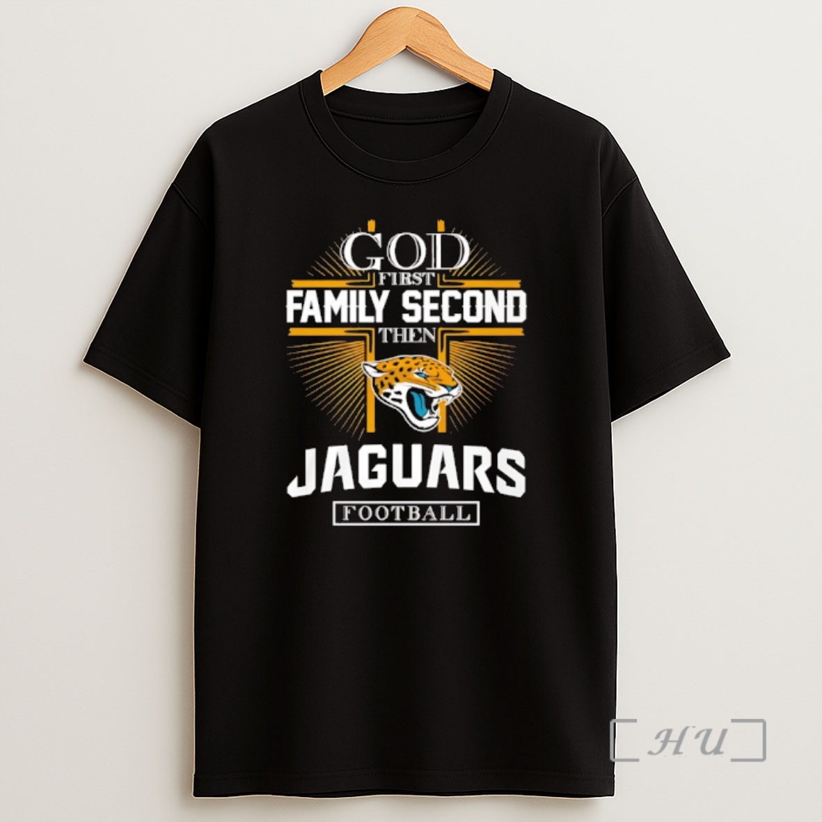 Officials God First Family Second Then Jacksonville Jaguars Football 2025 Premium Shirt Sweatshirt Tee