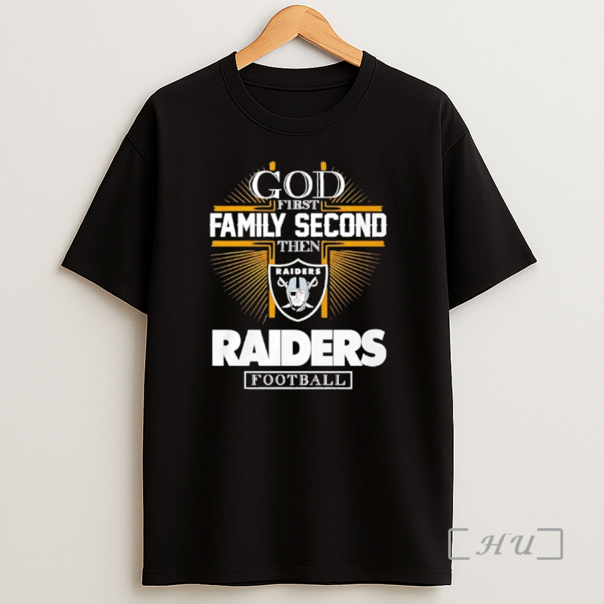 Officials God First Family Second Then Las Vegas Raiders Football 2025 Premium Shirt Sweatshirt Tee