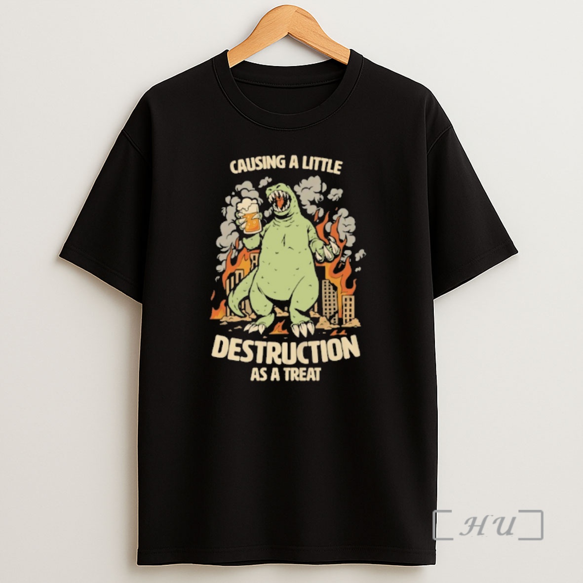 Officials Godzilla Beer Causing A Little Destruction As A Treat Shirt Sweatshirt Tee