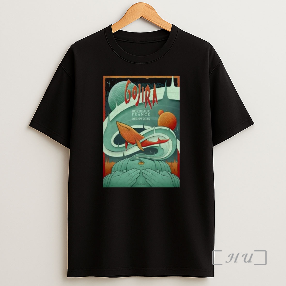 Officials Gojira December 9 2025 In Bordeaux France Shirt Sweatshirt Tee