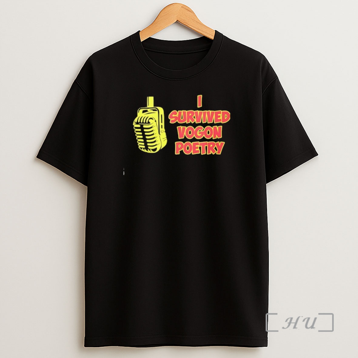 Officials Gold Micro I Survived Vogon Poetry Shirt Sweatshirt Tee