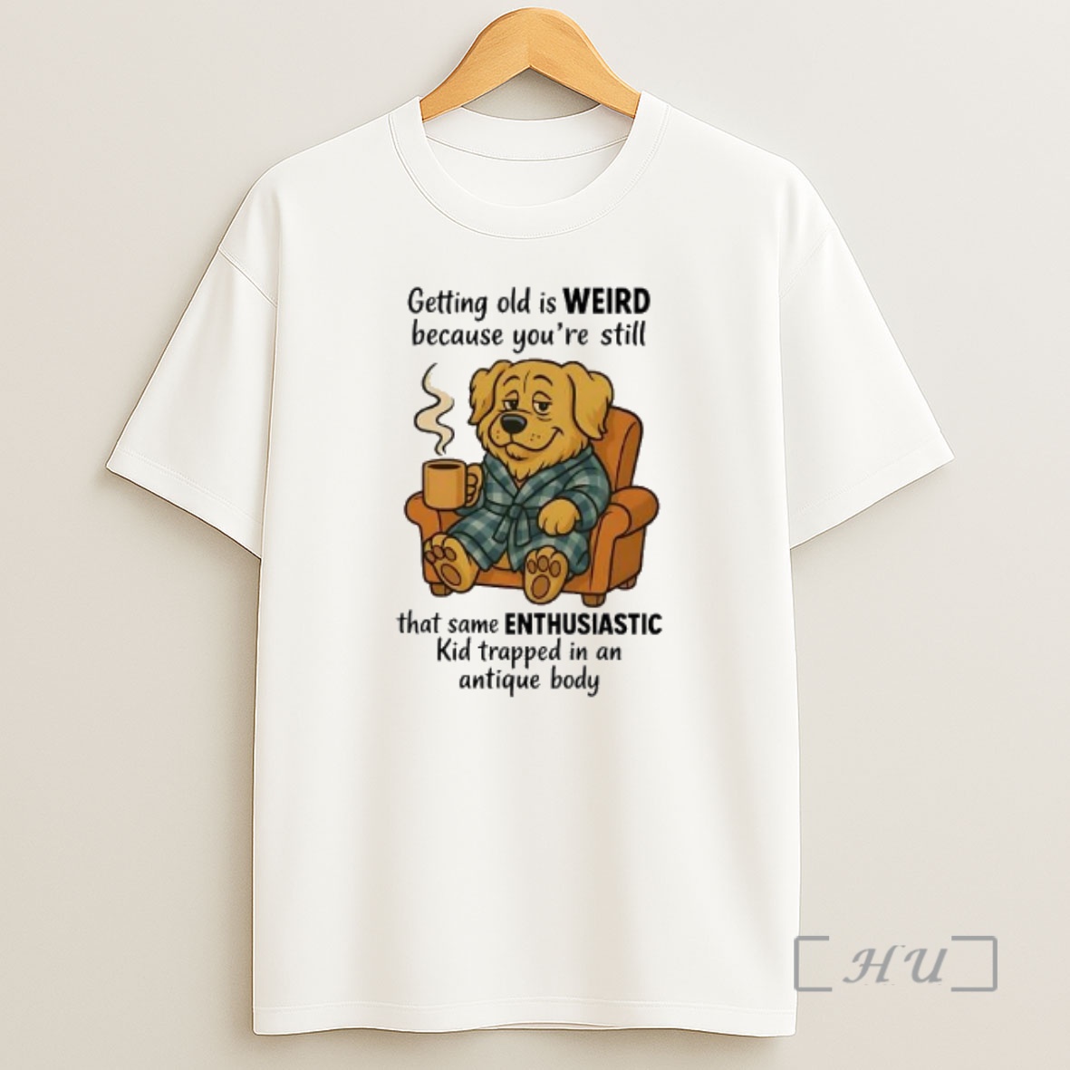 Officials Golden Retriever Getting Old Is Weird Because Youre Still Same Enthusiatic Shirt Sweatshirt Tee