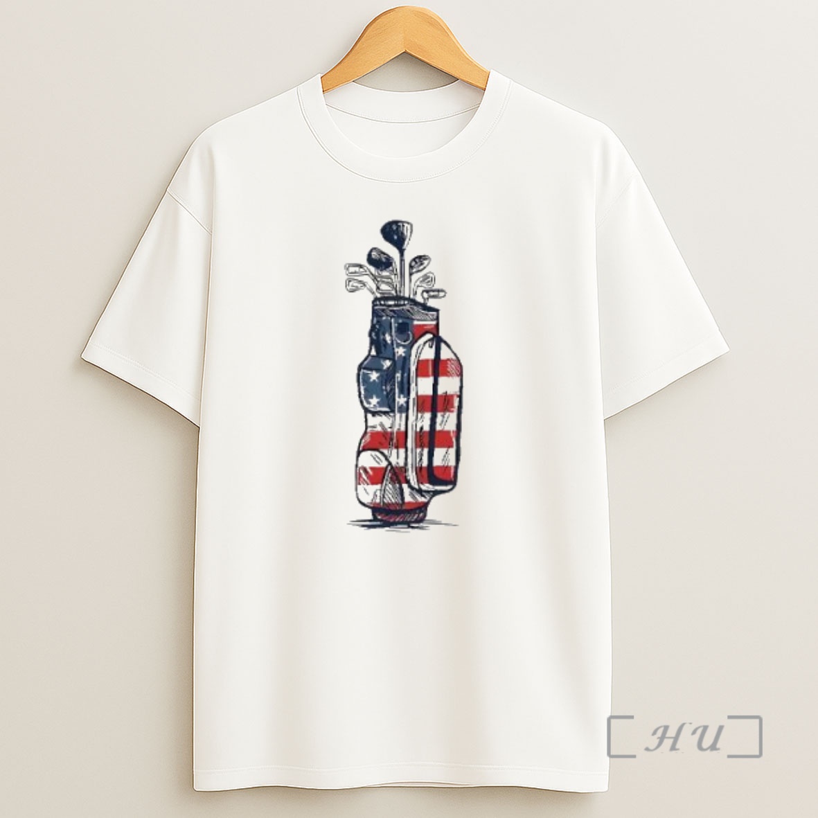 Officials Golf Club Bag America Flag Premium Shirt Sweatshirt Tee