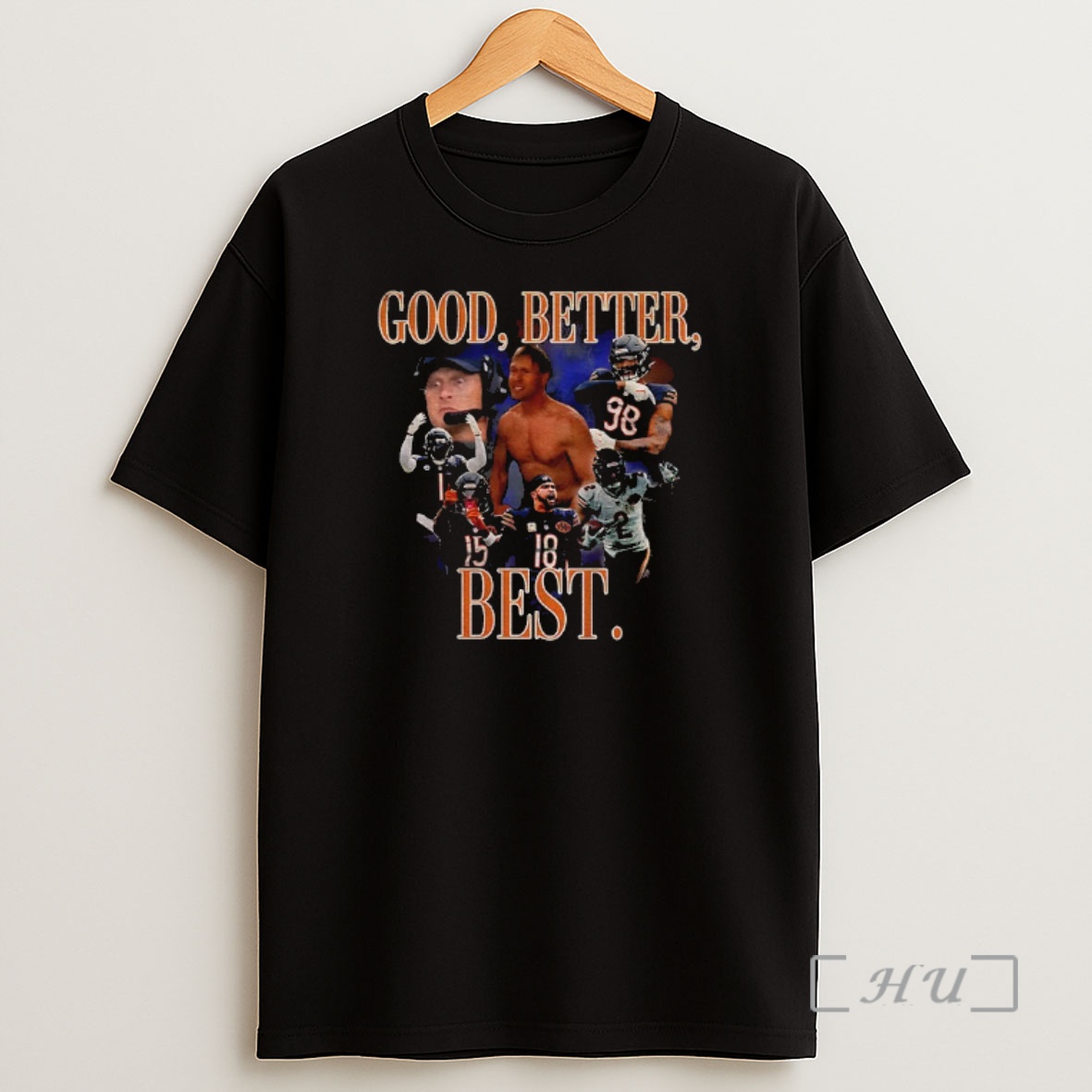 Officials Good Better Best Chicago Bears Football Nfl Players Vintage Shirt Sweatshirt Tee