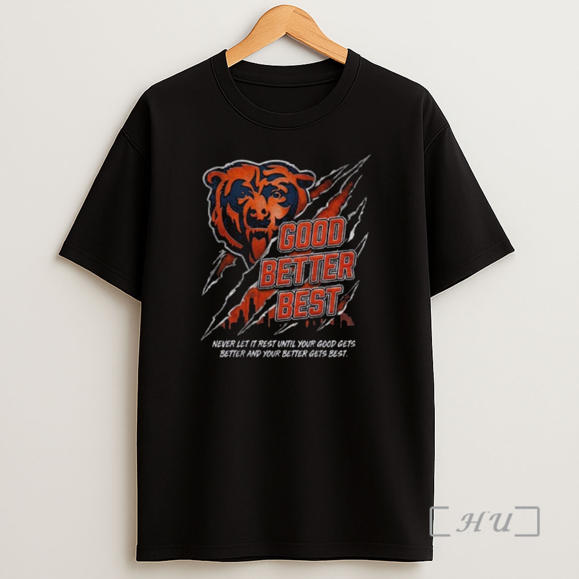 Officials Good Better Best Motivational Workout Chicago Bears Nfc Champions Shirt Sweatshirt Tee