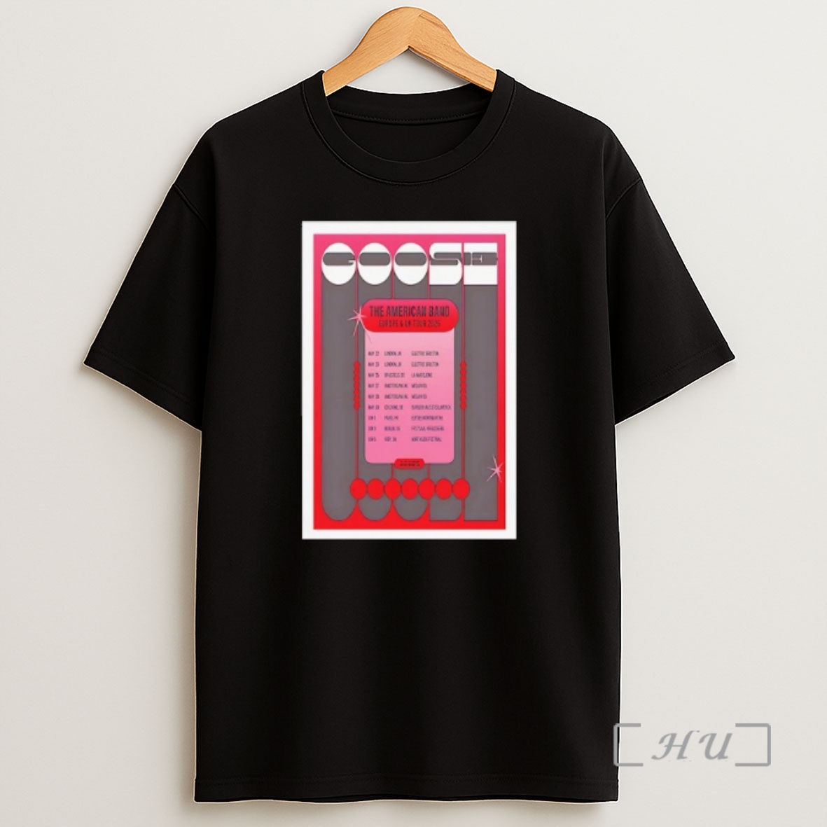 Officials Goose The American Band Europe And Uk Tour 2026 Shirt Sweatshirt Tee