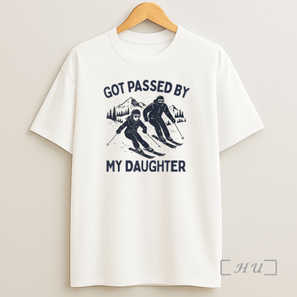 Officials Got Passed By My Daughter Funny Skiing Shirt Sweatshirt Tee