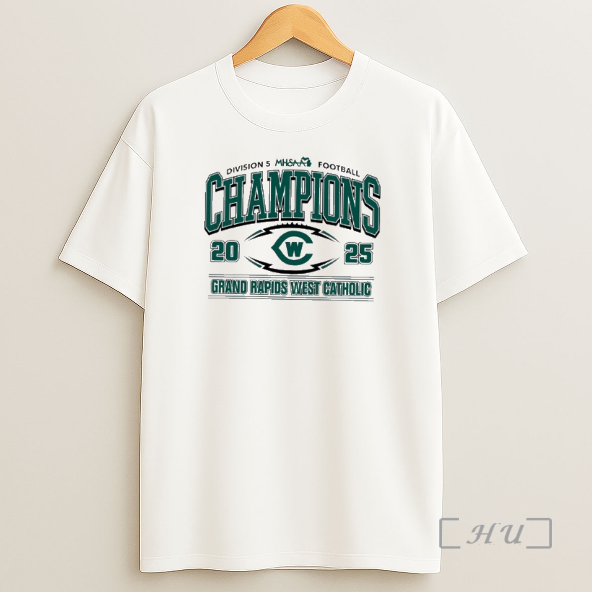 Officials Grand Rapids West Catholic 2025 Mhsaa Football Division 5 Champions Premium Shirt Sweatshirt Tee