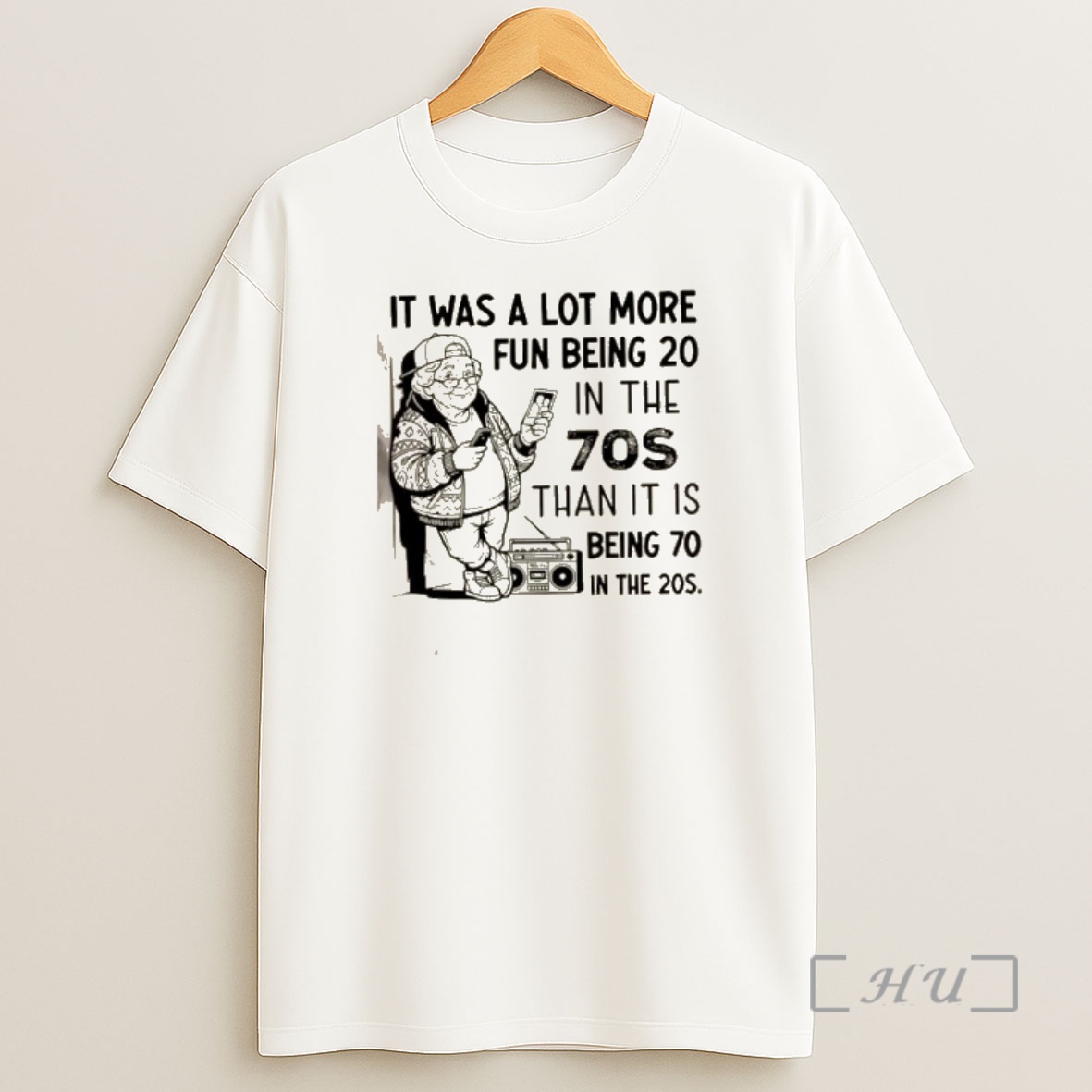 Officials Grandma It Was A Lot More Fun Being 20 In The 70s Than It Is Being 70 In The 20s Shirt Sweatshirt Tee