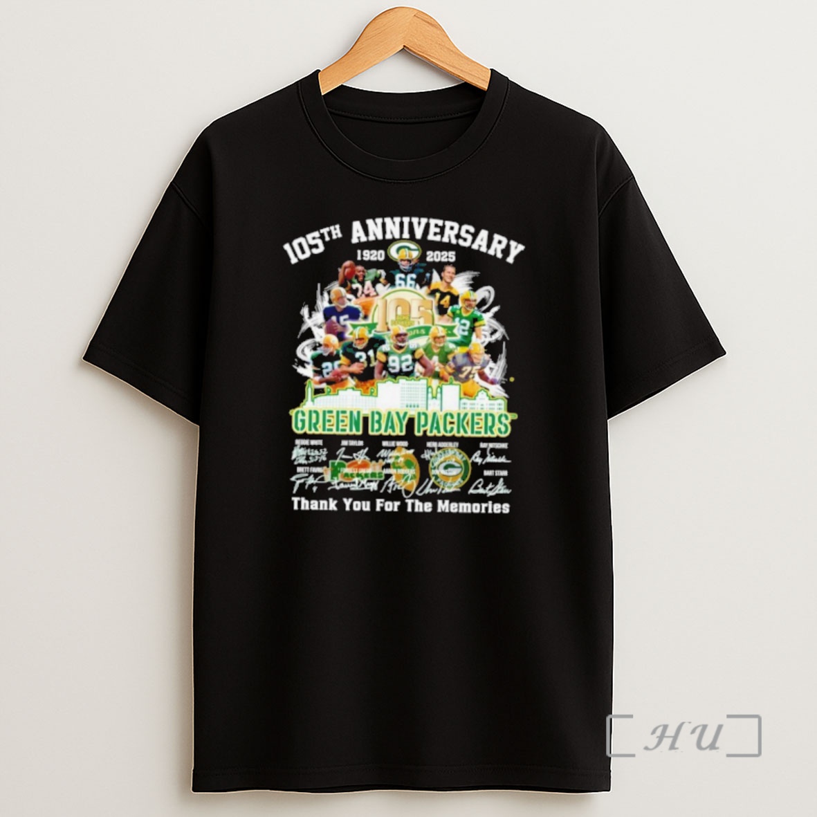 Officials Green Bay Pacers 105th Anniversary Thank You For The Memories Signatures Shirt Sweatshirt Tee
