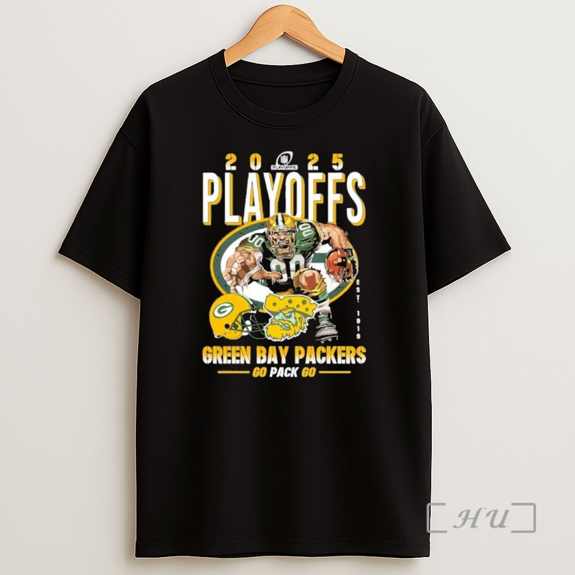 Officials Green Bay Packers 2025 Nfl Playoffs Go Park Go Mascot Shirt Sweatshirt Tee