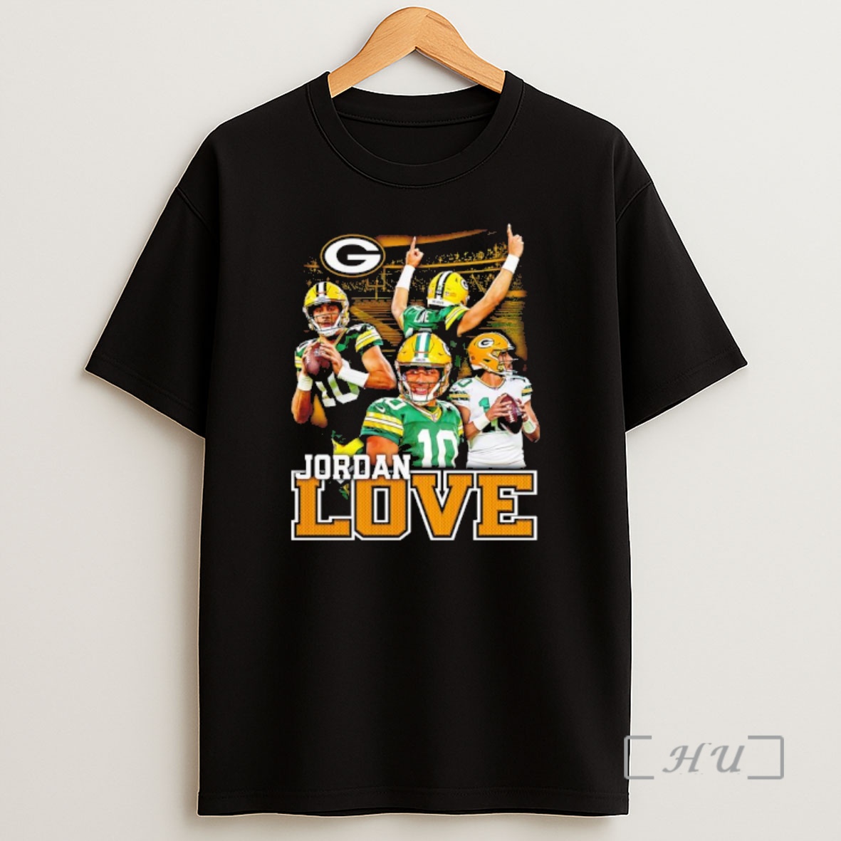Officials Green Bay Packers Jordan Love Notorious Graphics Shirt Sweatshirt Tee