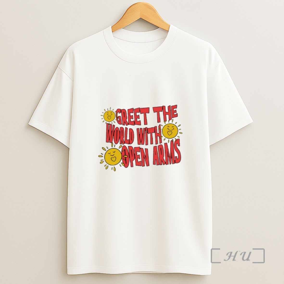 Officials Greet The World With Open Arms Sun Positive Message Shirt Sweatshirt Tee