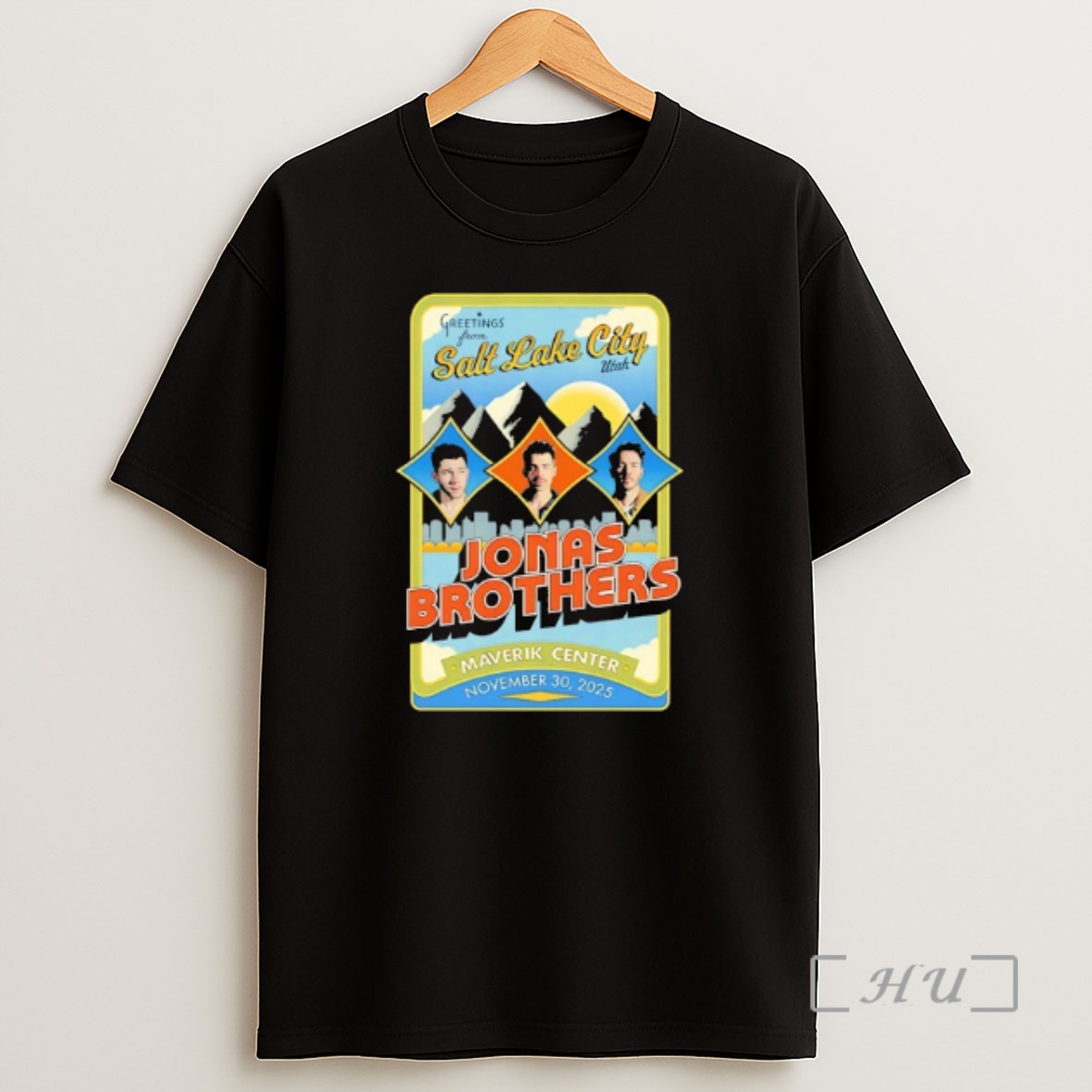 Officials Greetings From Salt Lake City Jonas Brothers Maverik Center November 30th 2025 Premium Shirt Sweatshirt Tee