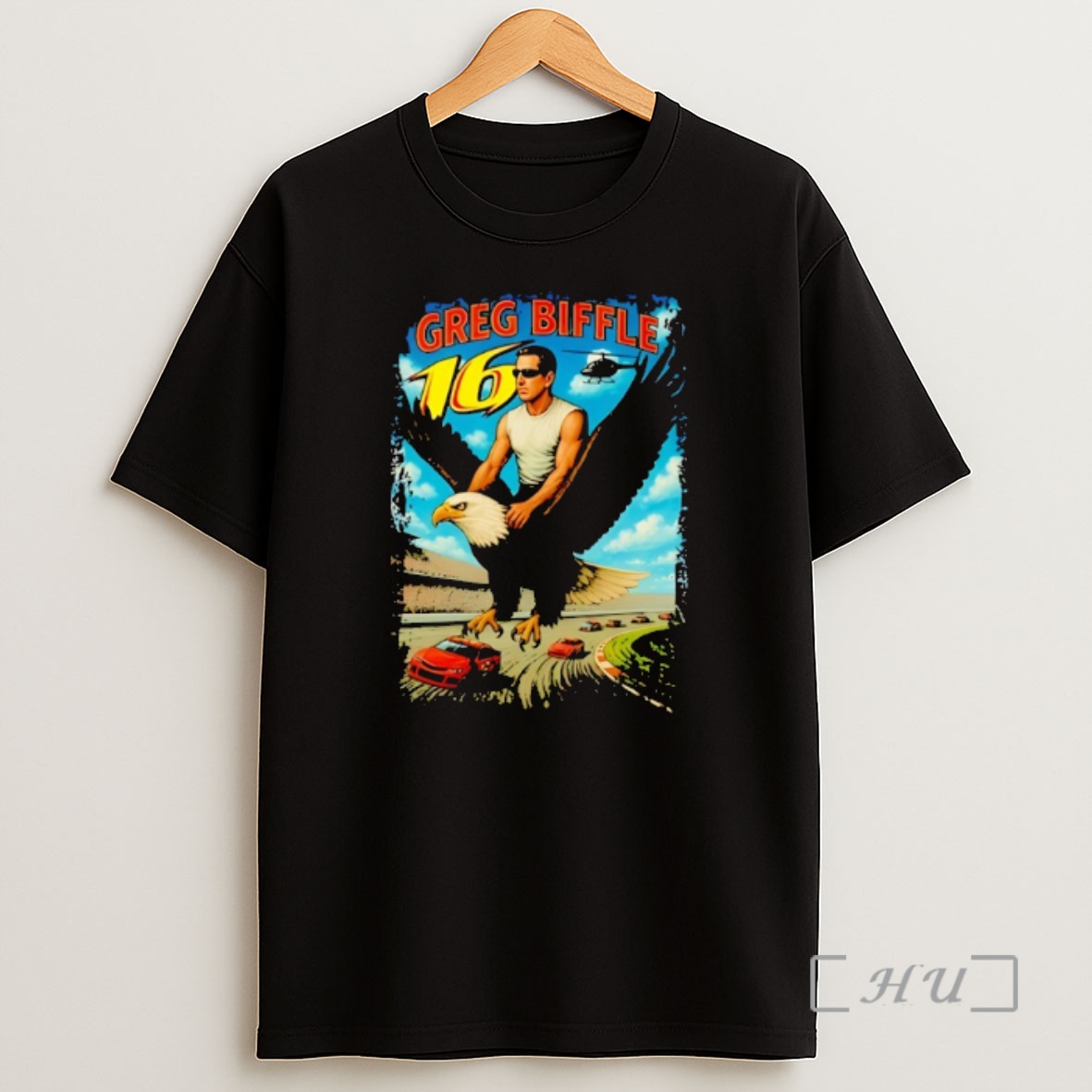 Officials Greg Biffle 15 Freedom 500 Riding Eagle Shirt Sweatshirt Tee