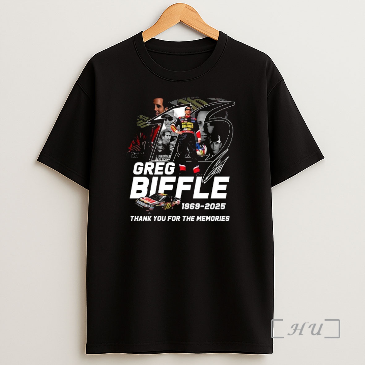 Officials Greg Biffle Nascar Driver 1969 2025 Thank You For The Memories Signature Tribute Shirt Sweatshirt Tee