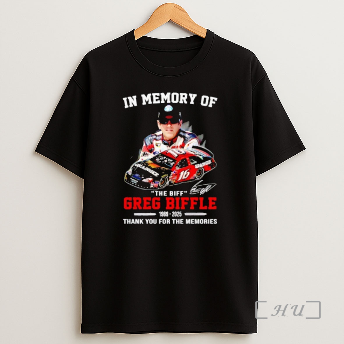 Officials Greg Biffle In Memory Of The Biff 1969 2025 Thank You For The Memories Signature Shirt Sweatshirt Tee