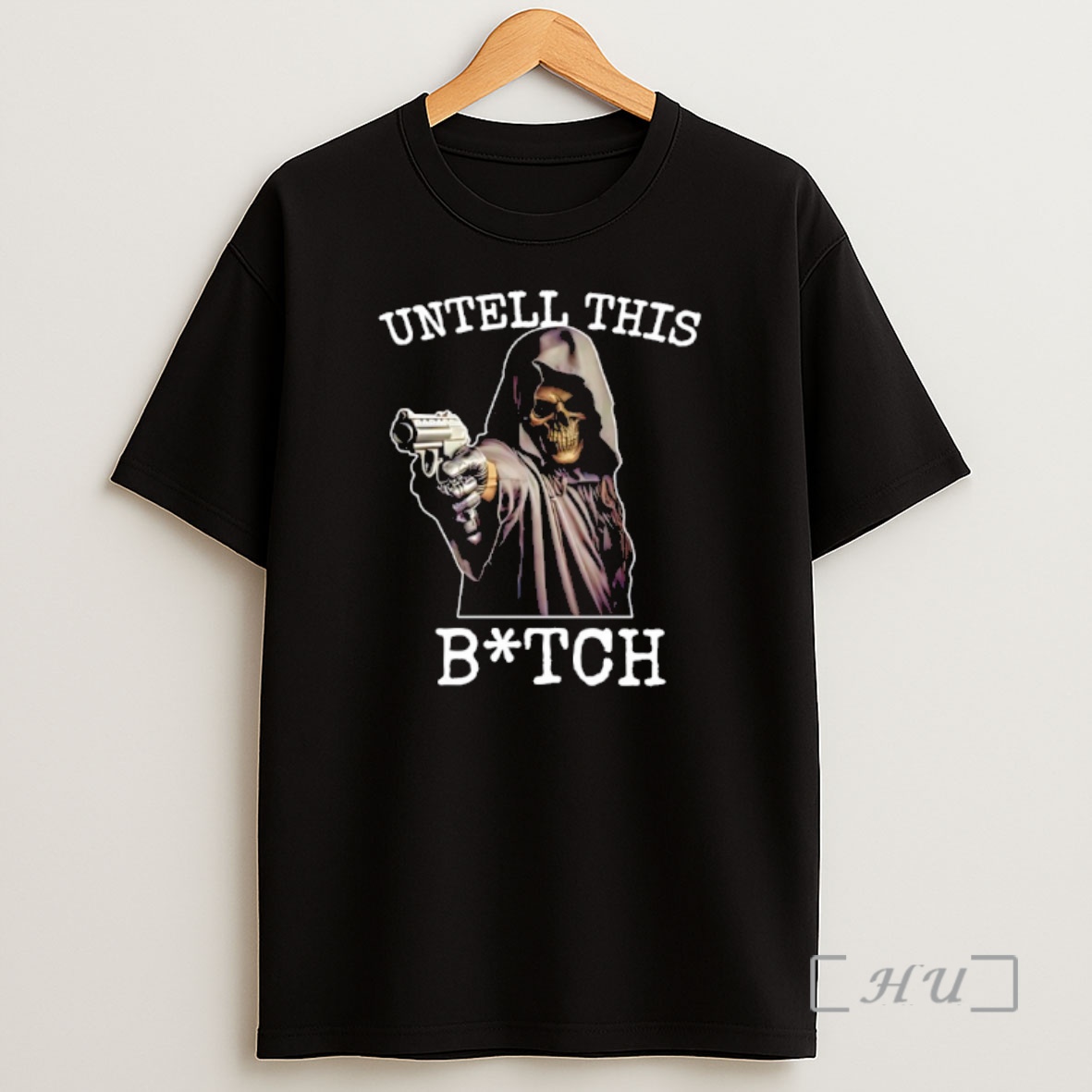 Officials Grim Reaper With Gun Untell This Bitch Shirt Sweatshirt Tee