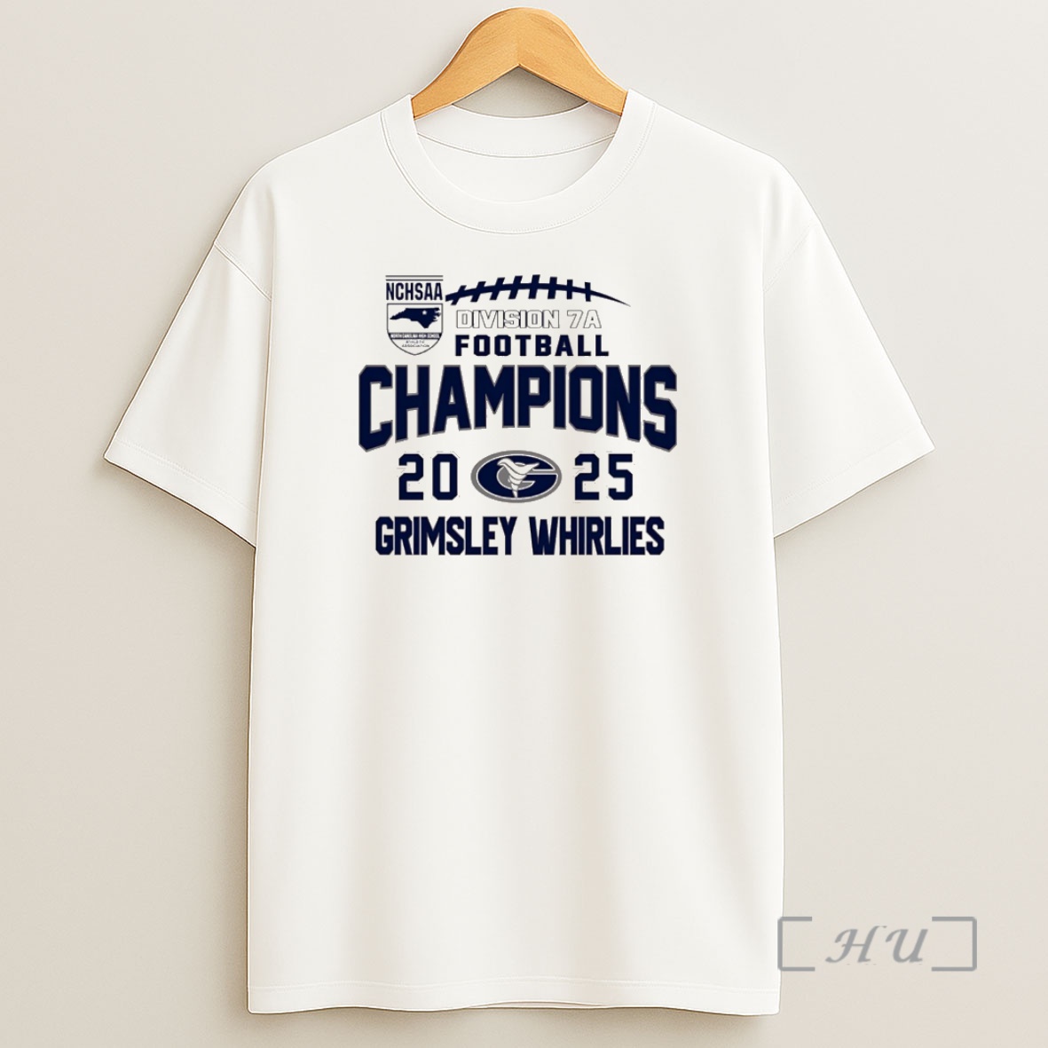 Officials Grimsley Whirlies 2025 Nchsaa Division 7a Football Champions Christmas Shirt Sweatshirt Tee
